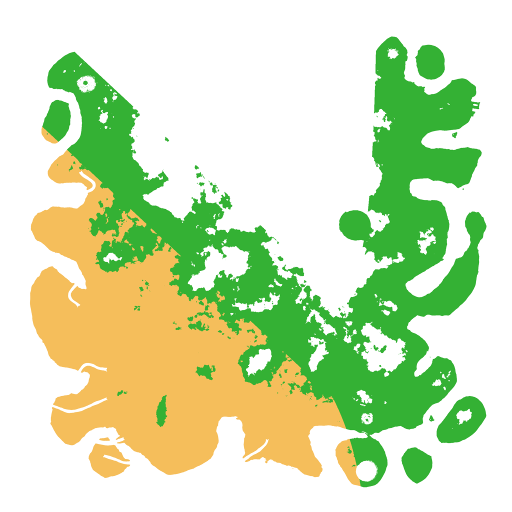 Biome Rust Map: Procedural Map, Size: 4500, Seed: 1691651401