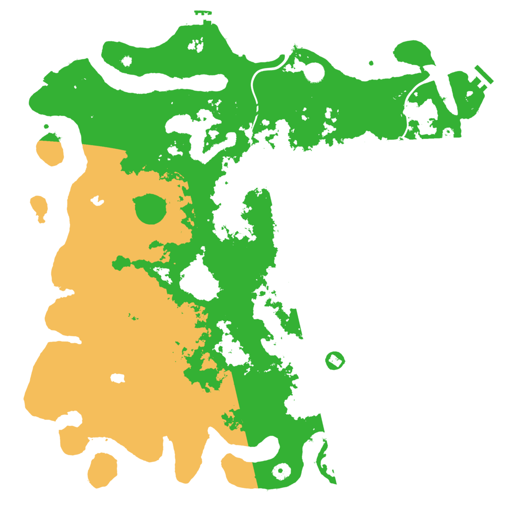 Biome Rust Map: Procedural Map, Size: 4500, Seed: 1865330923