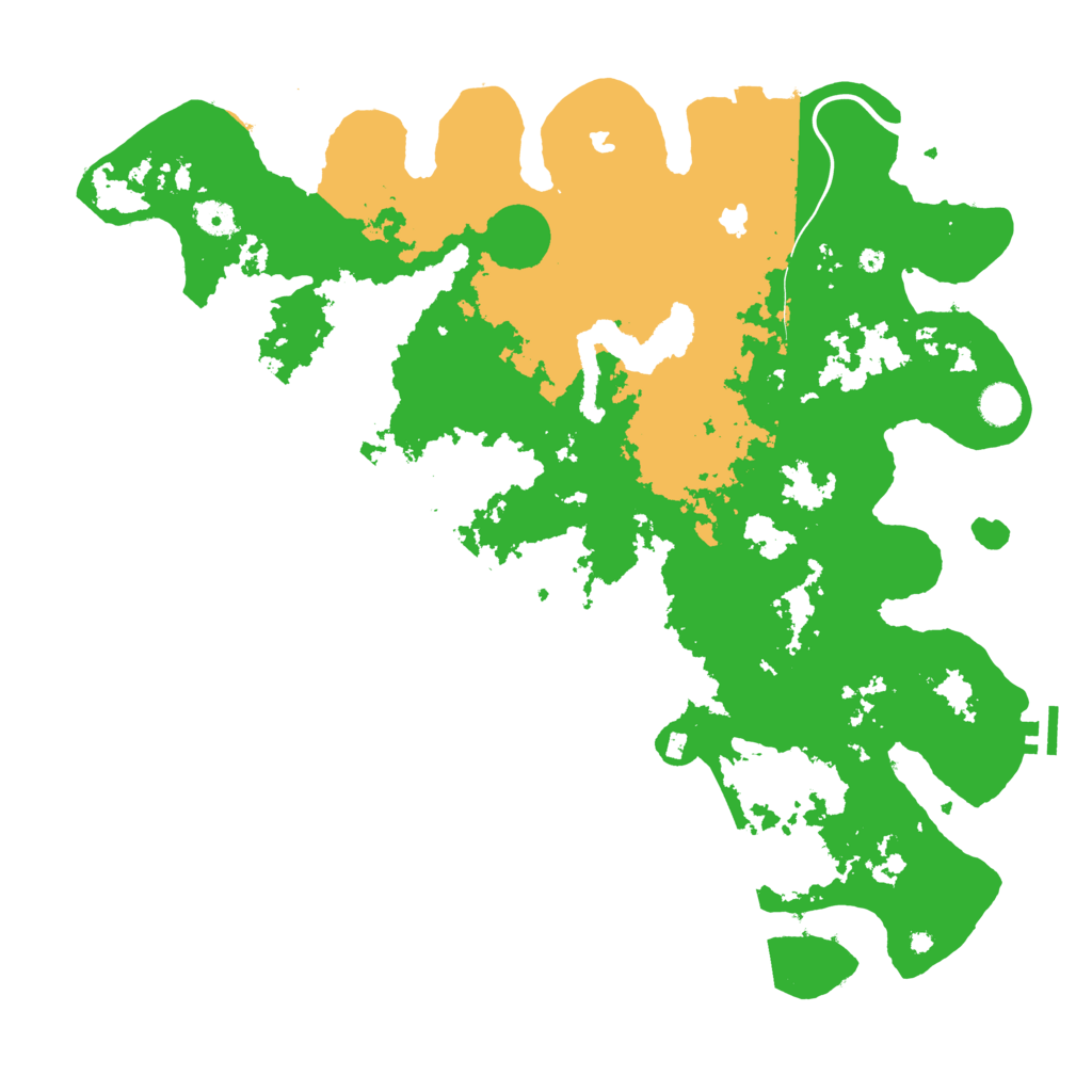 Biome Rust Map: Procedural Map, Size: 4500, Seed: 456153