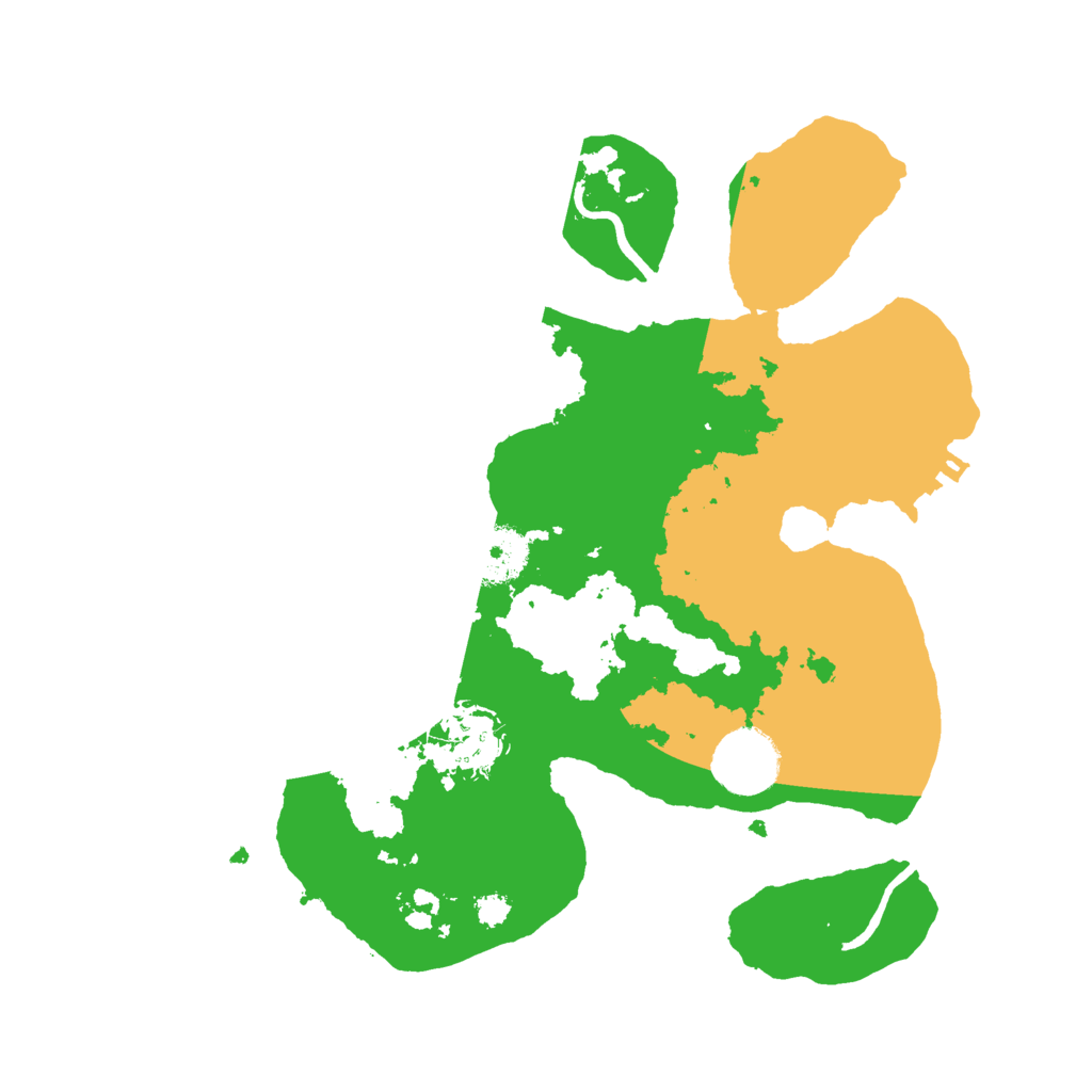 Biome Rust Map: Procedural Map, Size: 3000, Seed: 2429220