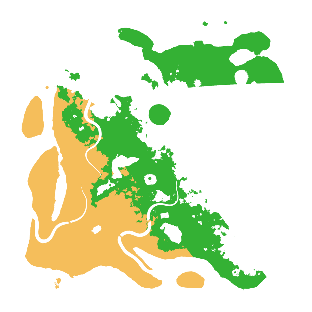 Biome Rust Map: Procedural Map, Size: 4000, Seed: 42323