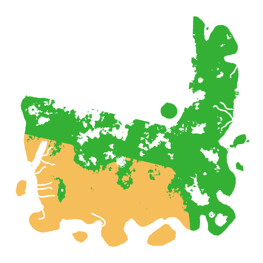 Biome Rust Map: Procedural Map, Size: 4500, Seed: 105196504