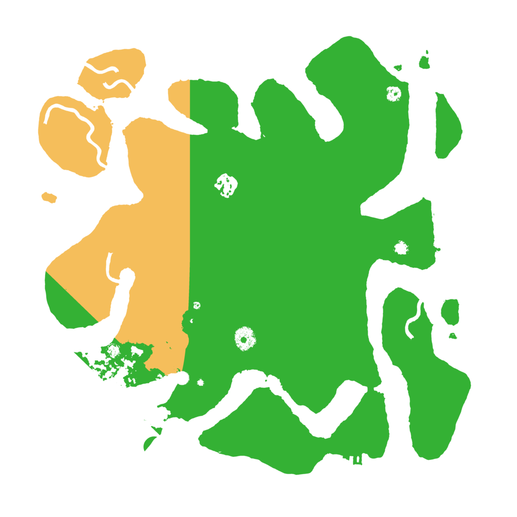 Biome Rust Map: Procedural Map, Size: 3500, Seed: 1469513190