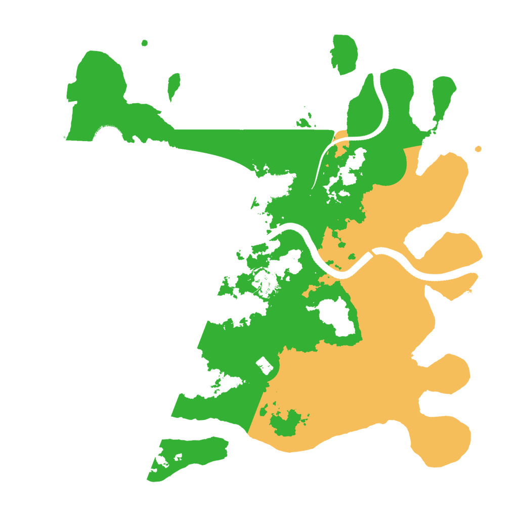 Biome Rust Map: Procedural Map, Size: 3300, Seed: 1235896
