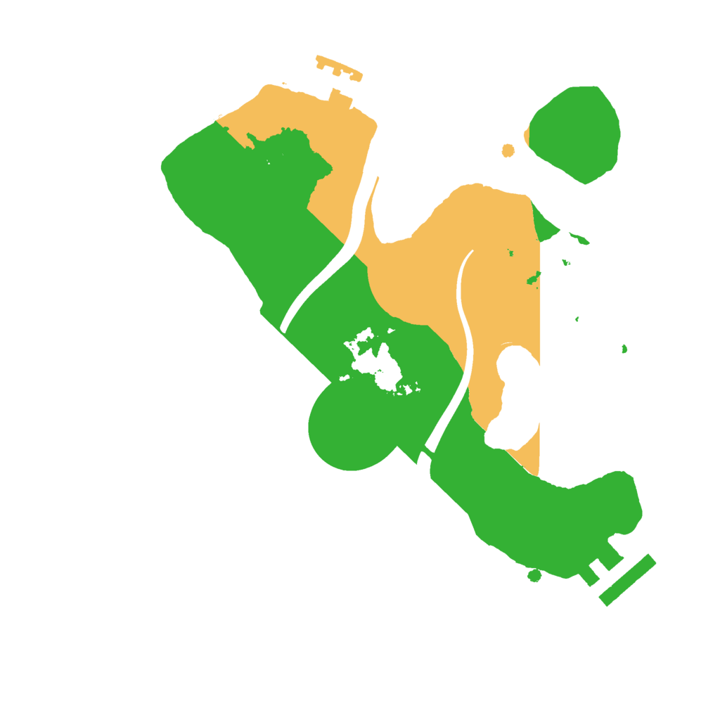 Biome Rust Map: Procedural Map, Size: 2200, Seed: 101