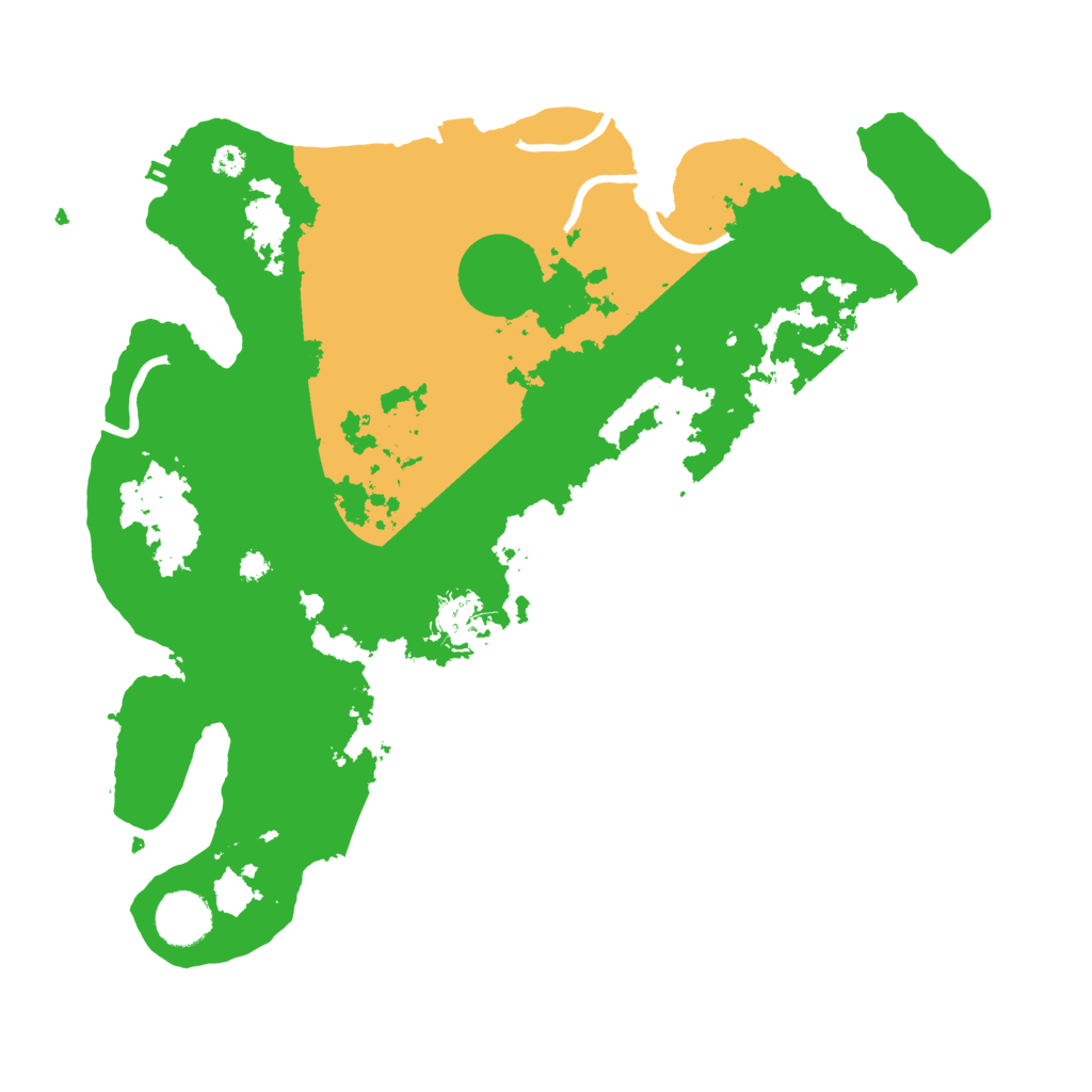 Biome Rust Map: Procedural Map, Size: 3500, Seed: 295338325