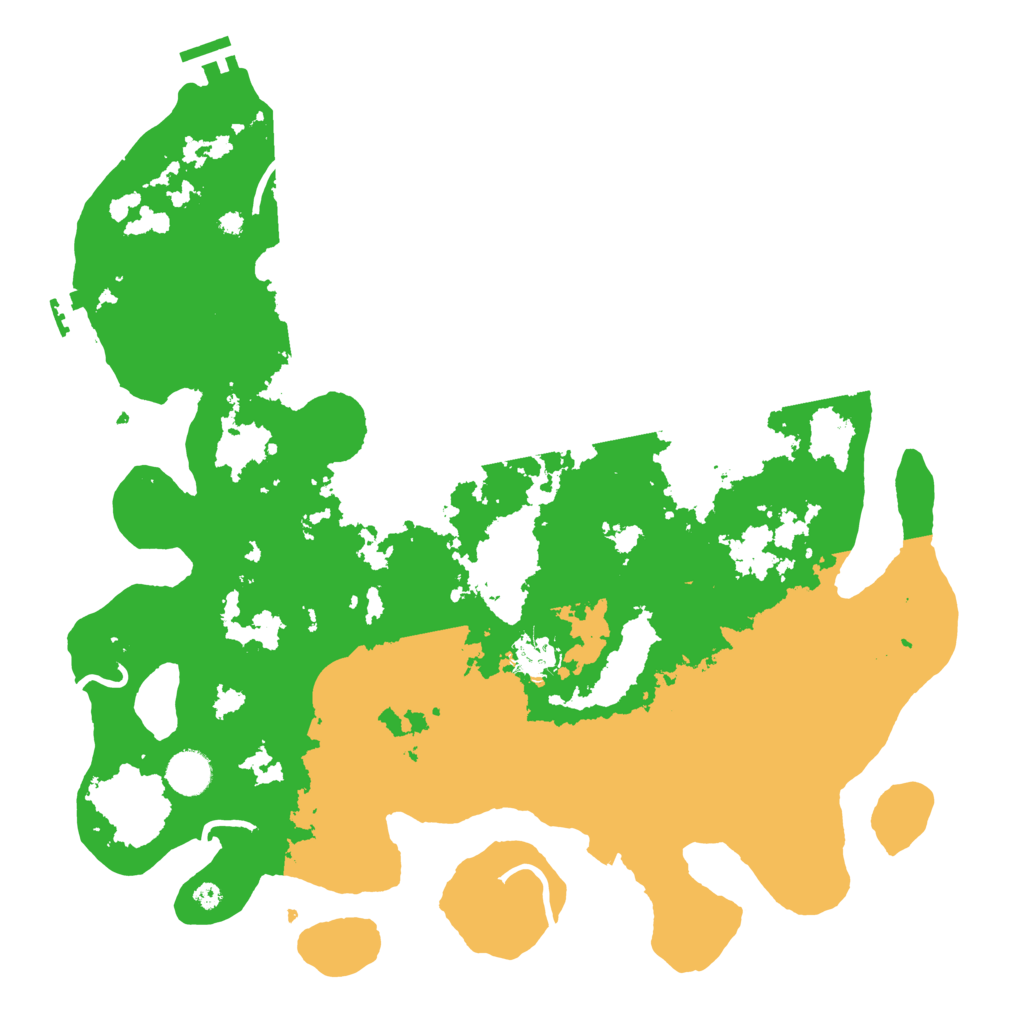 Biome Rust Map: Procedural Map, Size: 4000, Seed: 86001552