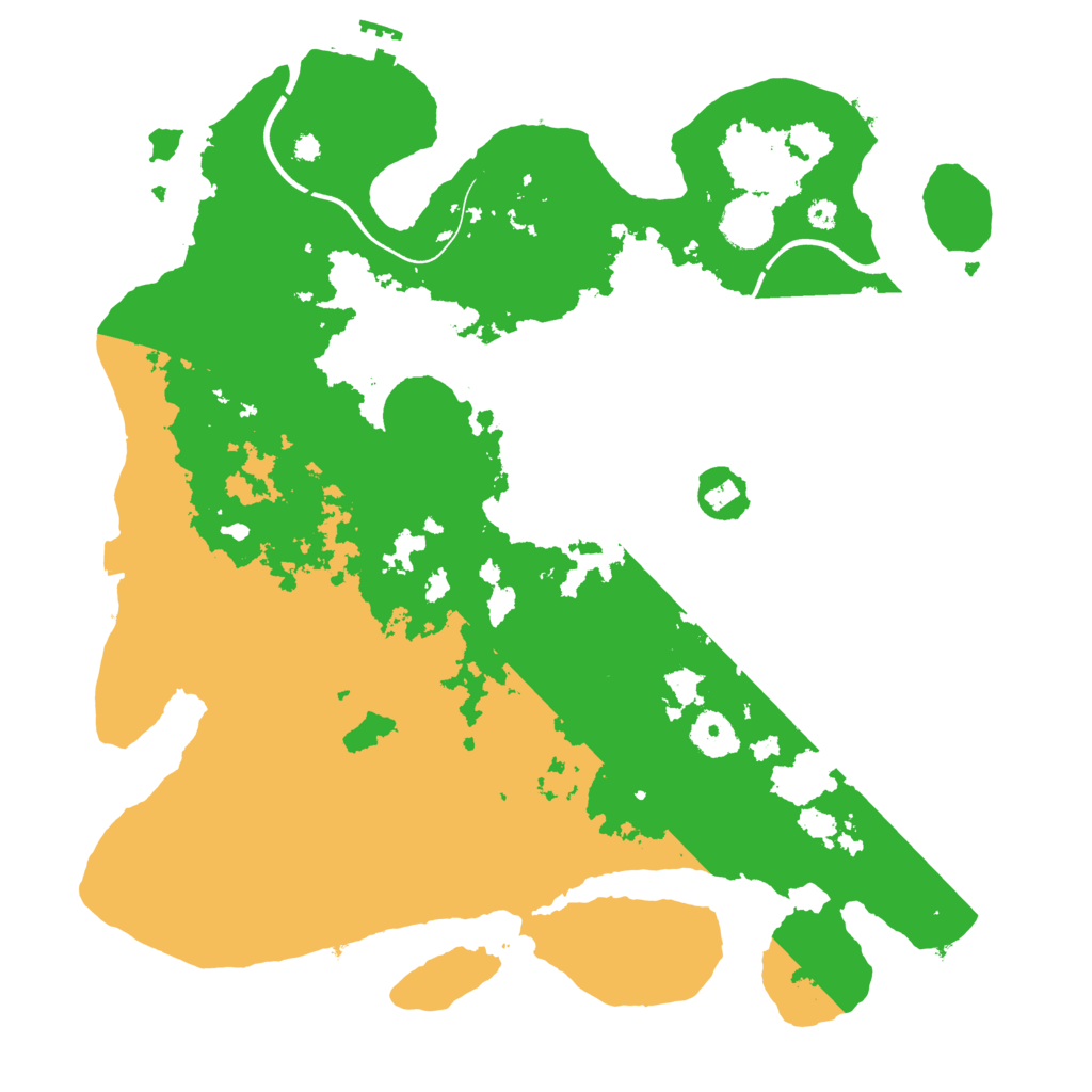 Biome Rust Map: Procedural Map, Size: 3700, Seed: 2122956640