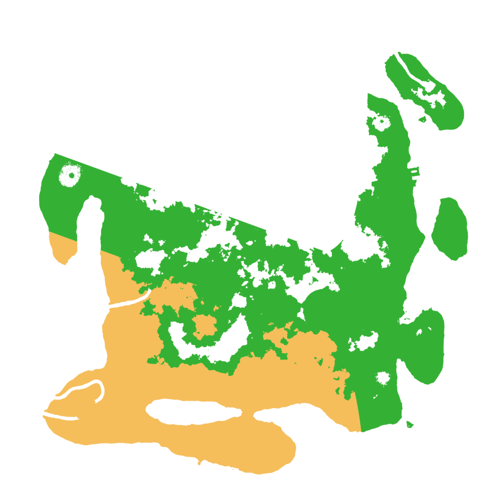 Biome Rust Map: Procedural Map, Size: 3500, Seed: 812145750