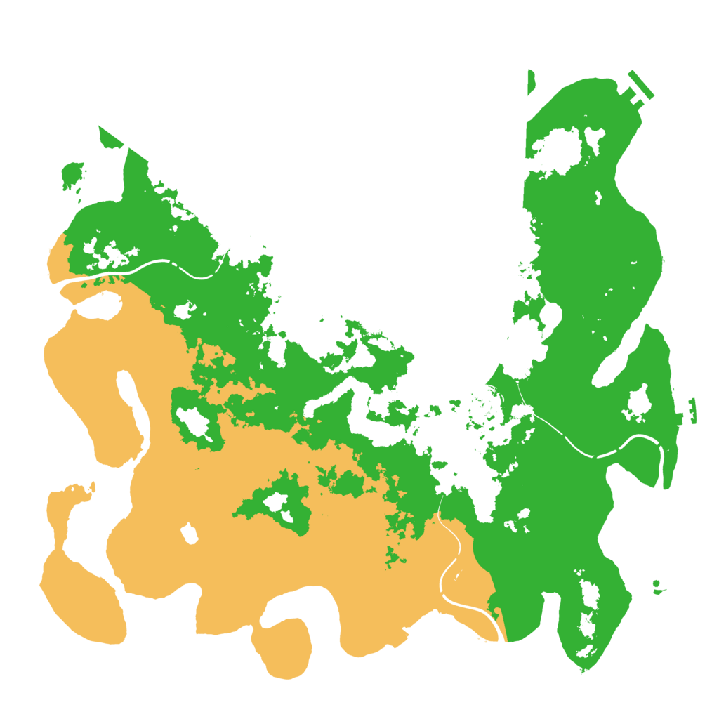 Biome Rust Map: Procedural Map, Size: 4250, Seed: 64886587