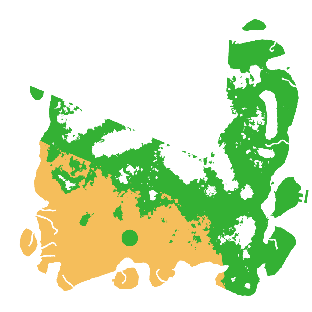 Biome Rust Map: Procedural Map, Size: 5000, Seed: 99553