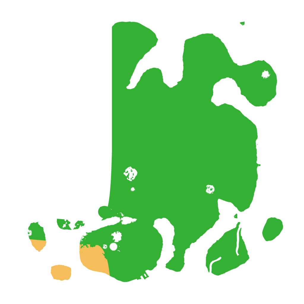 Biome Rust Map: Procedural Map, Size: 3500, Seed: 199944351