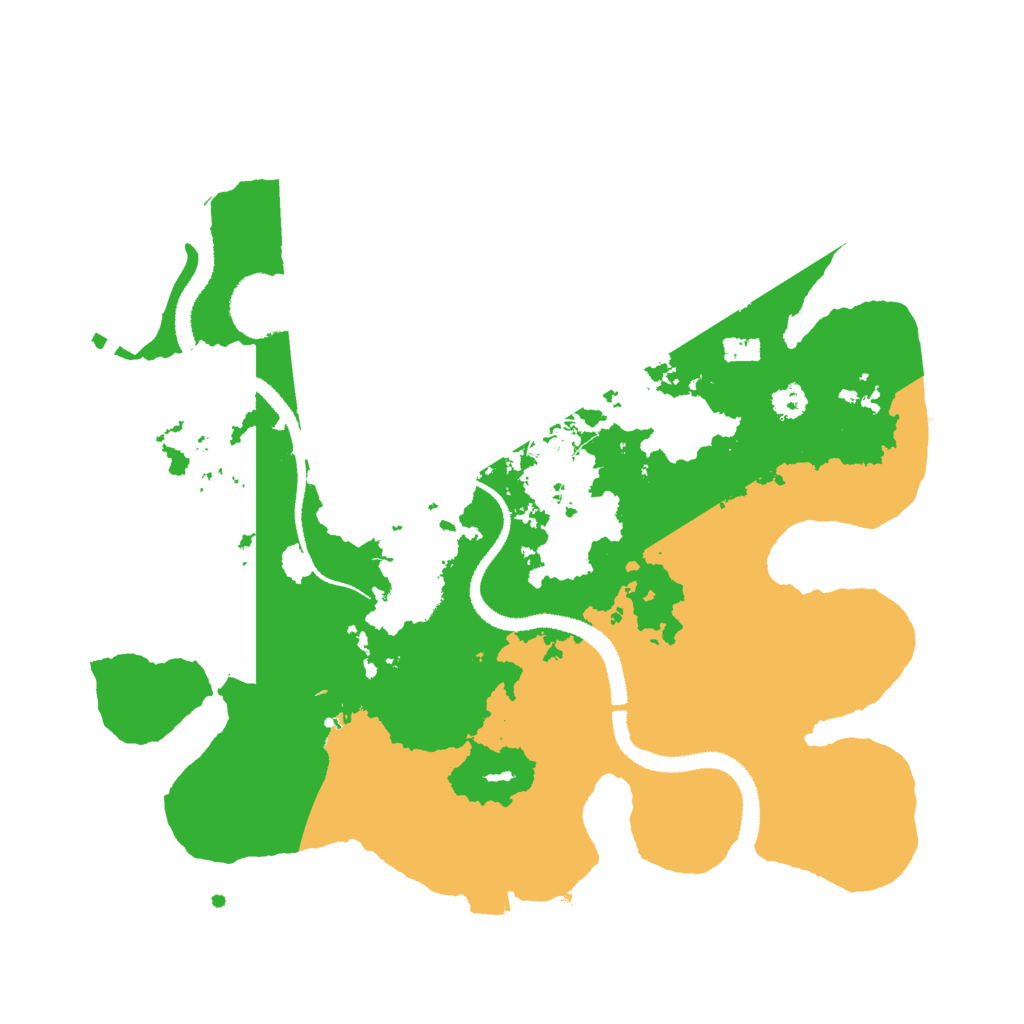 Biome Rust Map: Procedural Map, Size: 3000, Seed: 276519846