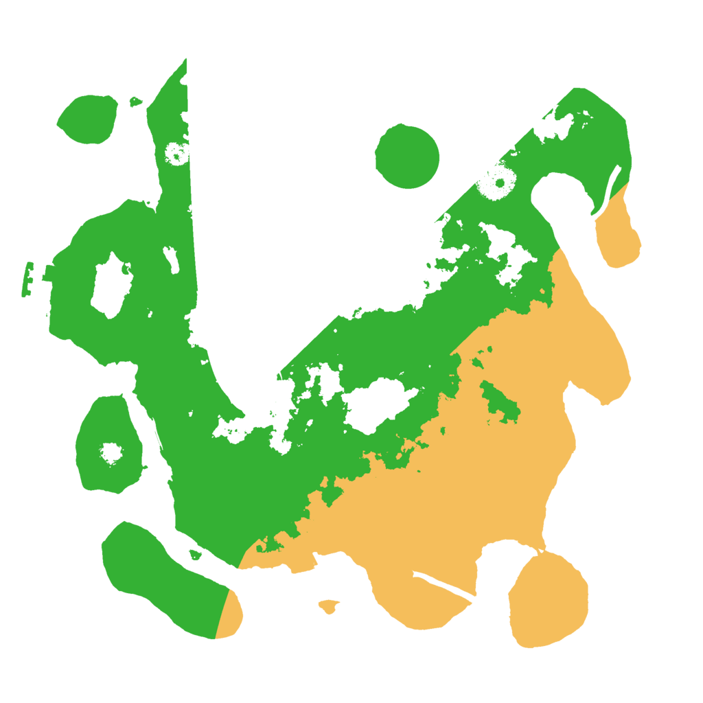 Biome Rust Map: Procedural Map, Size: 3000, Seed: 12651