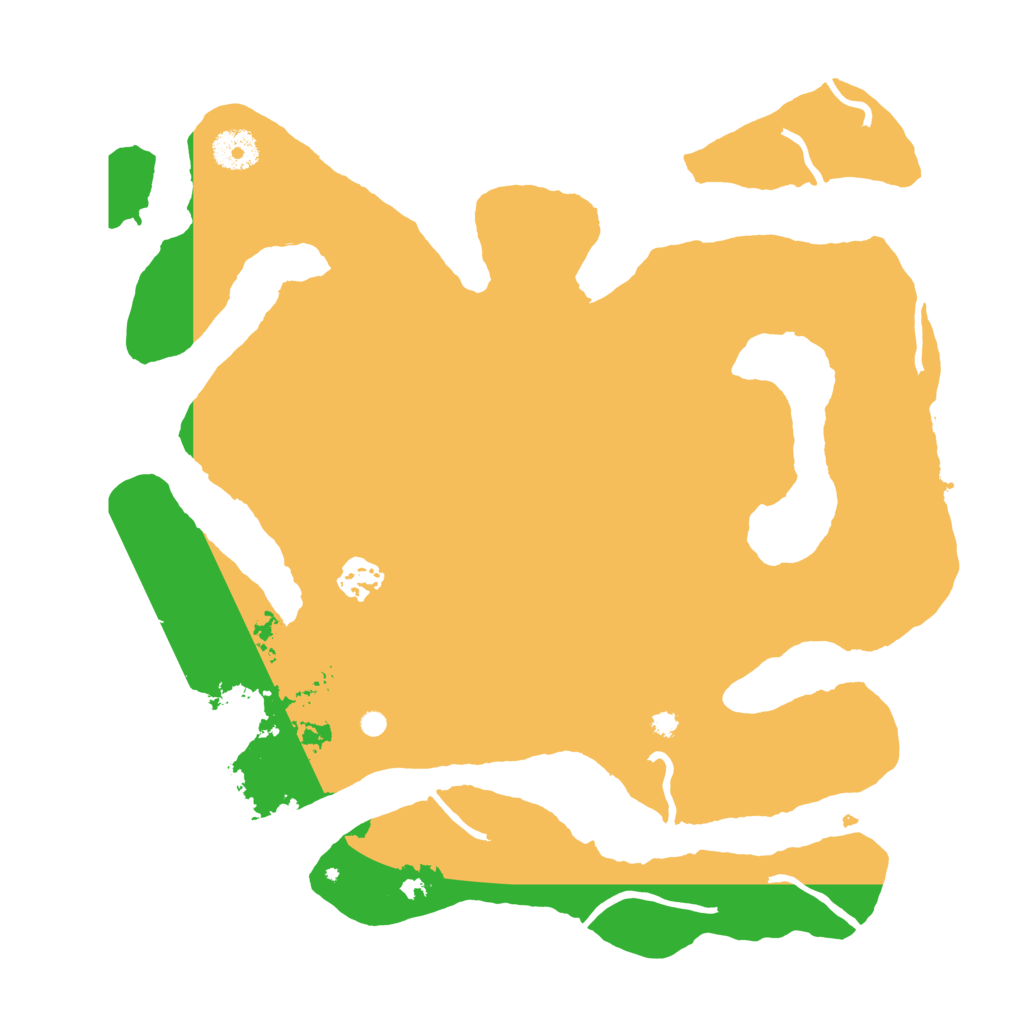 Biome Rust Map: Procedural Map, Size: 3550, Seed: 295131