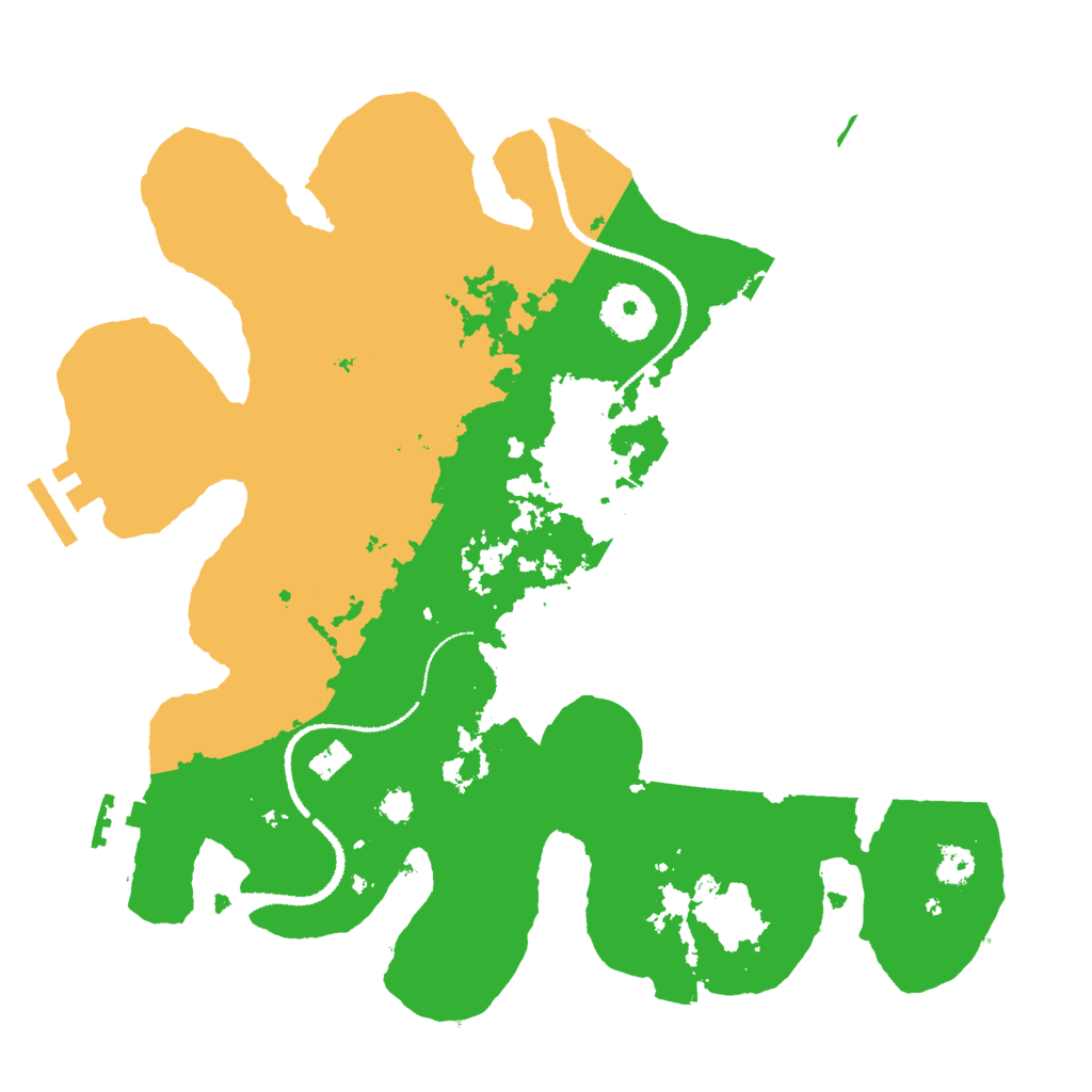 Biome Rust Map: Procedural Map, Size: 3000, Seed: 405342