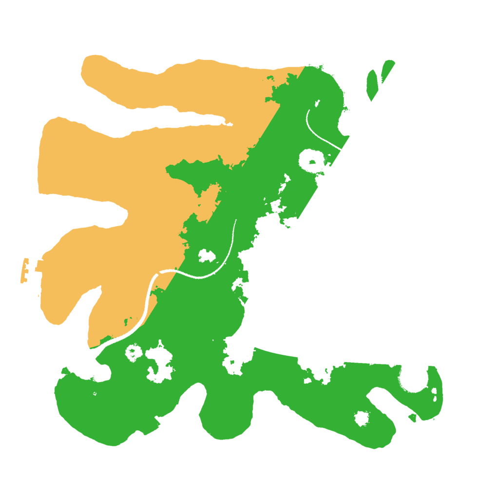Biome Rust Map: Procedural Map, Size: 3000, Seed: 897132