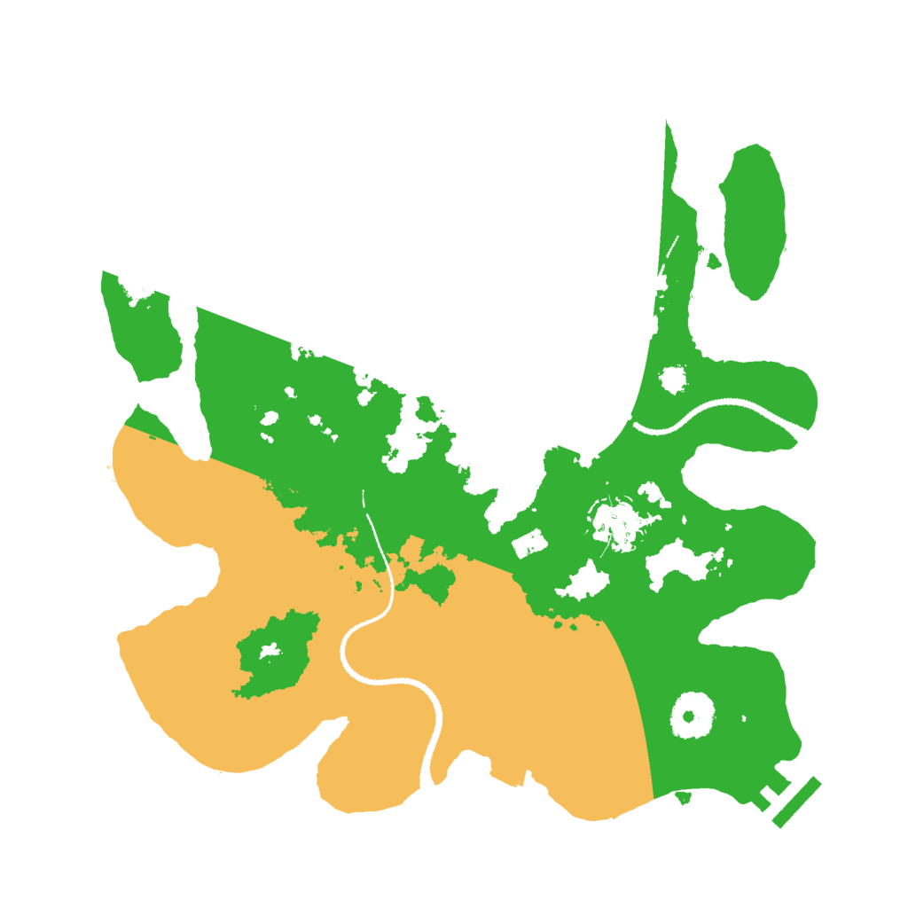 Biome Rust Map: Procedural Map, Size: 3000, Seed: 497378
