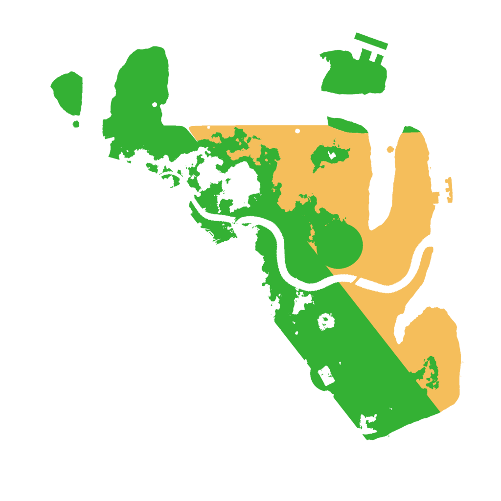 Biome Rust Map: Procedural Map, Size: 3000, Seed: 801634