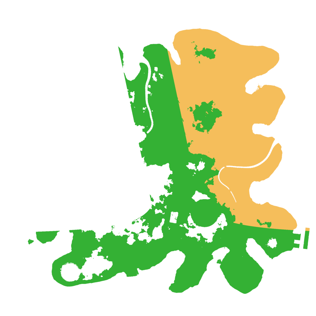 Biome Rust Map: Procedural Map, Size: 3000, Seed: 607761