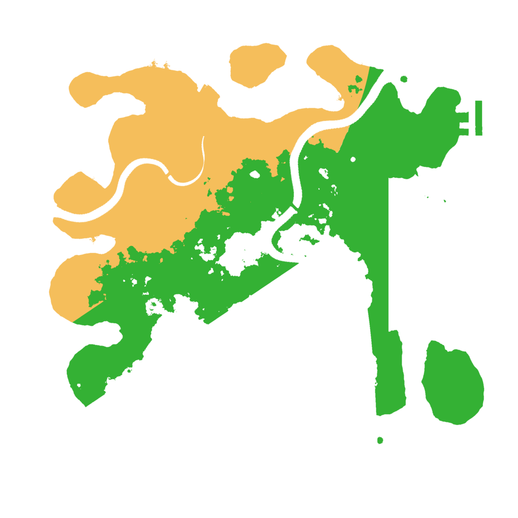 Biome Rust Map: Procedural Map, Size: 3000, Seed: 527092