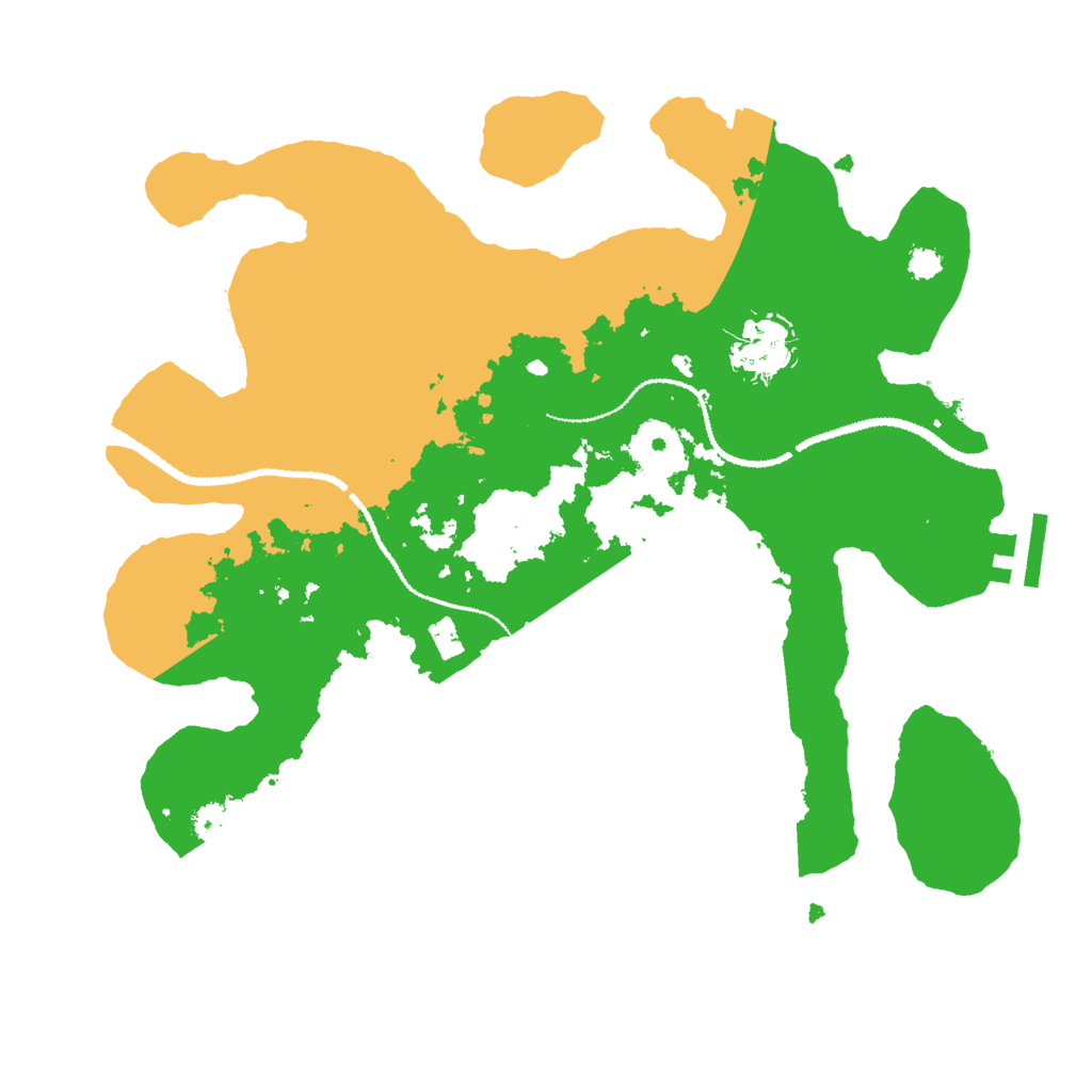 Biome Rust Map: Procedural Map, Size: 3000, Seed: 527092
