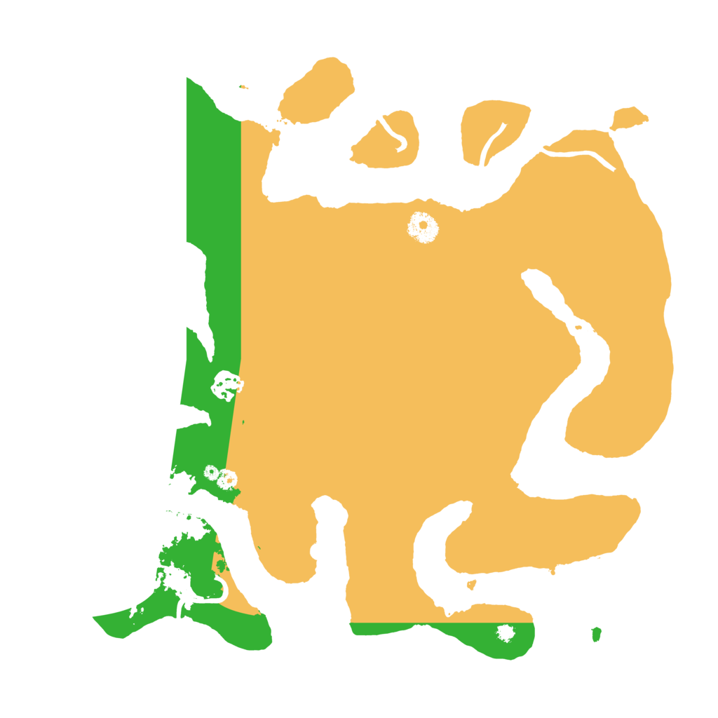 Biome Rust Map: Procedural Map, Size: 3550, Seed: 74496