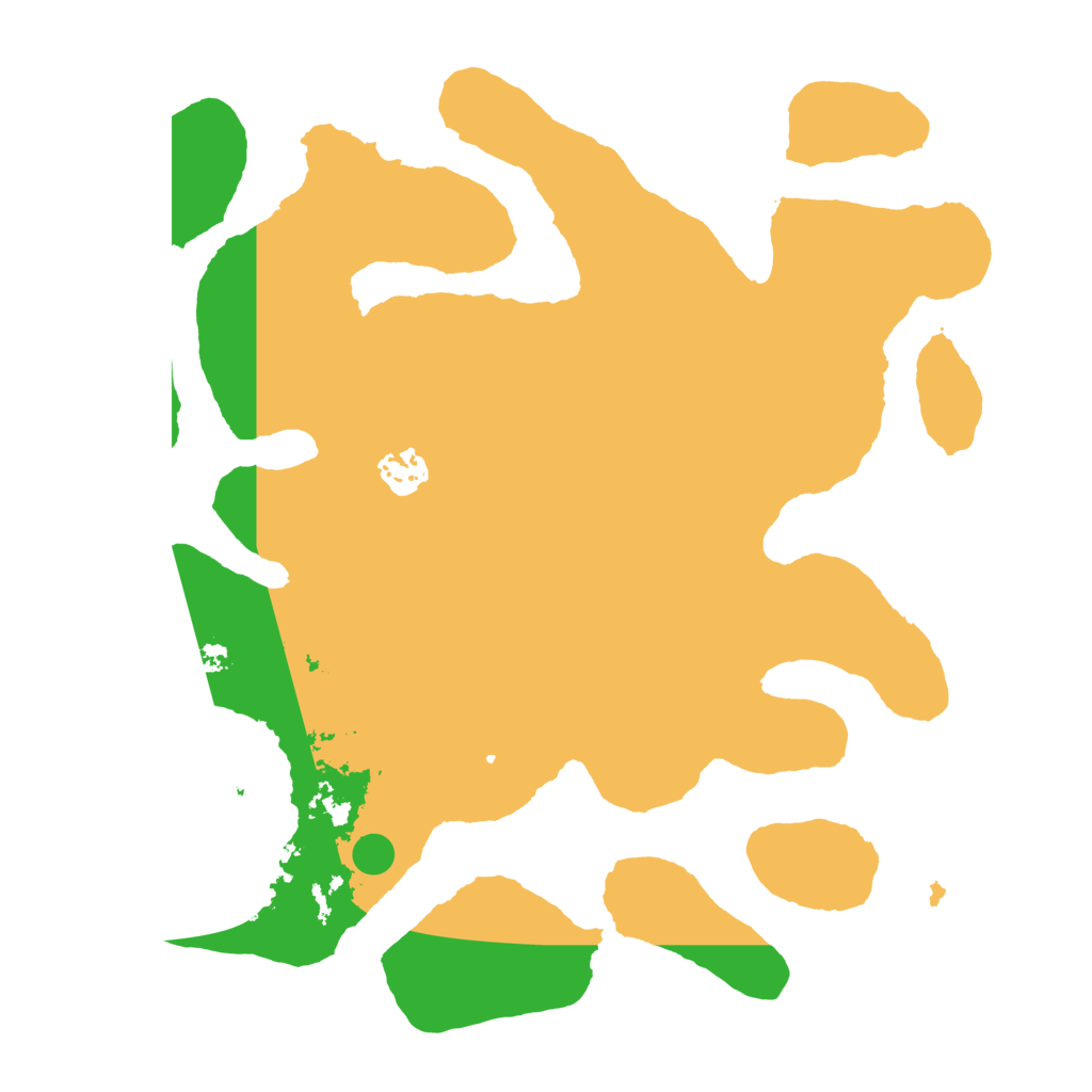 Biome Rust Map: Barren, Size: 3500, Seed: 140