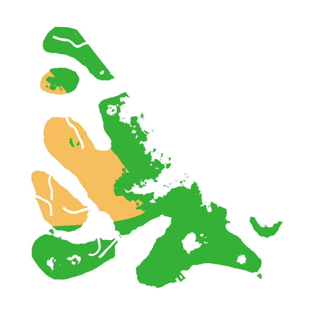 Biome Rust Map: Procedural Map, Size: 3000, Seed: 45789234