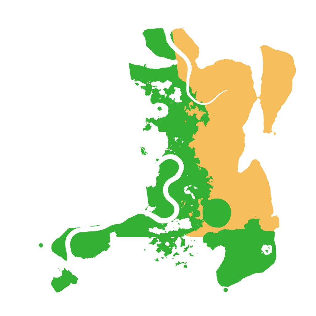 Biome Rust Map: Procedural Map, Size: 3000, Seed: 616725