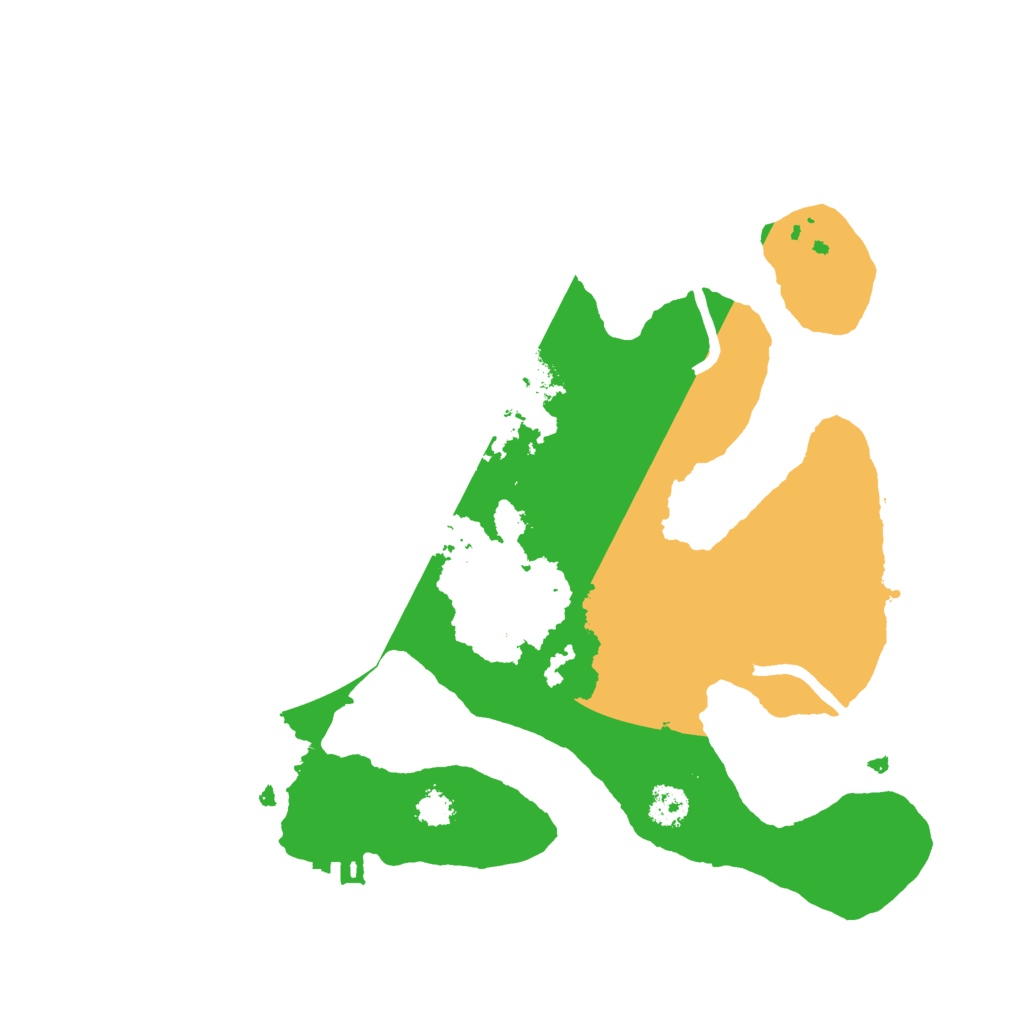 Biome Rust Map: Procedural Map, Size: 2600, Seed: 42