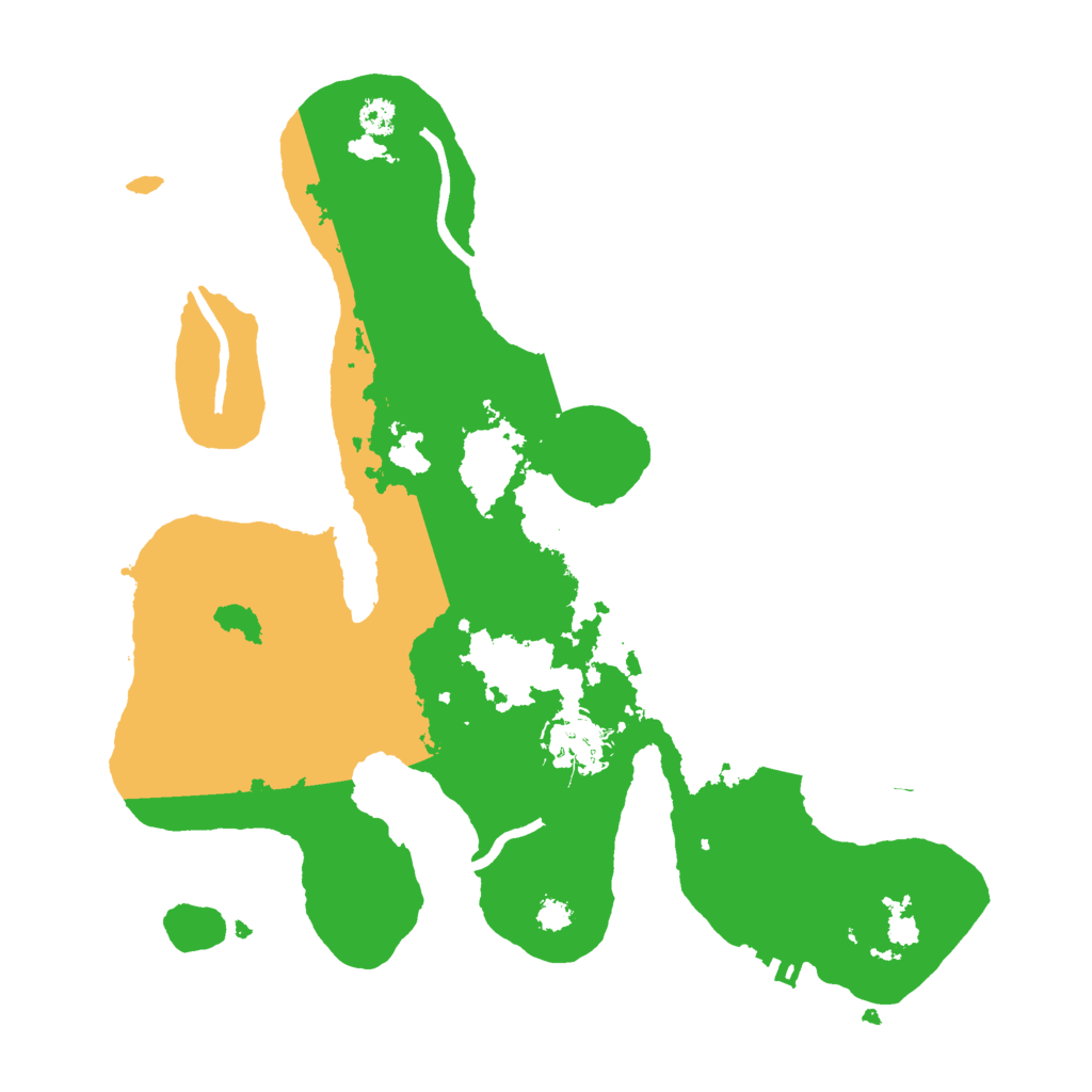 Biome Rust Map: Procedural Map, Size: 3000, Seed: 573580