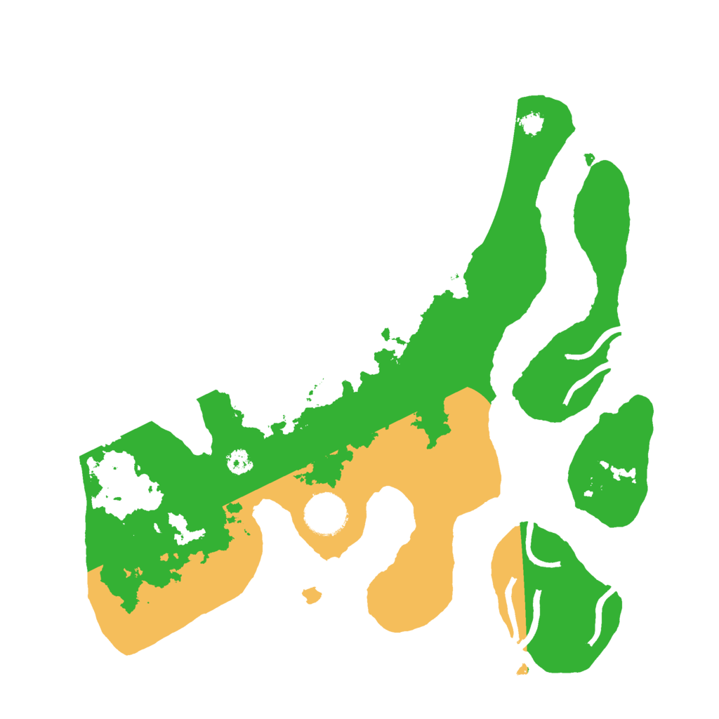 Biome Rust Map: Procedural Map, Size: 3000, Seed: 604920