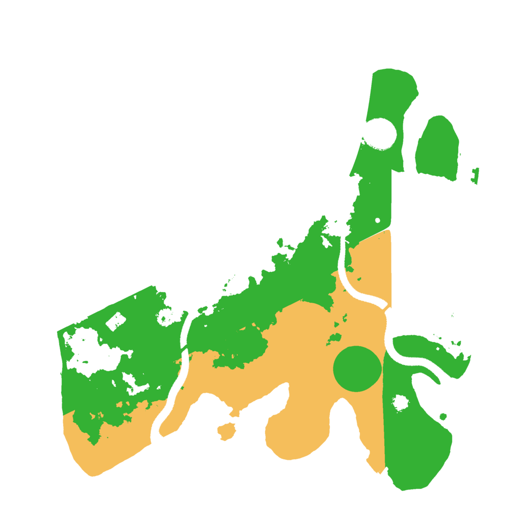 Biome Rust Map: Procedural Map, Size: 3000, Seed: 604920
