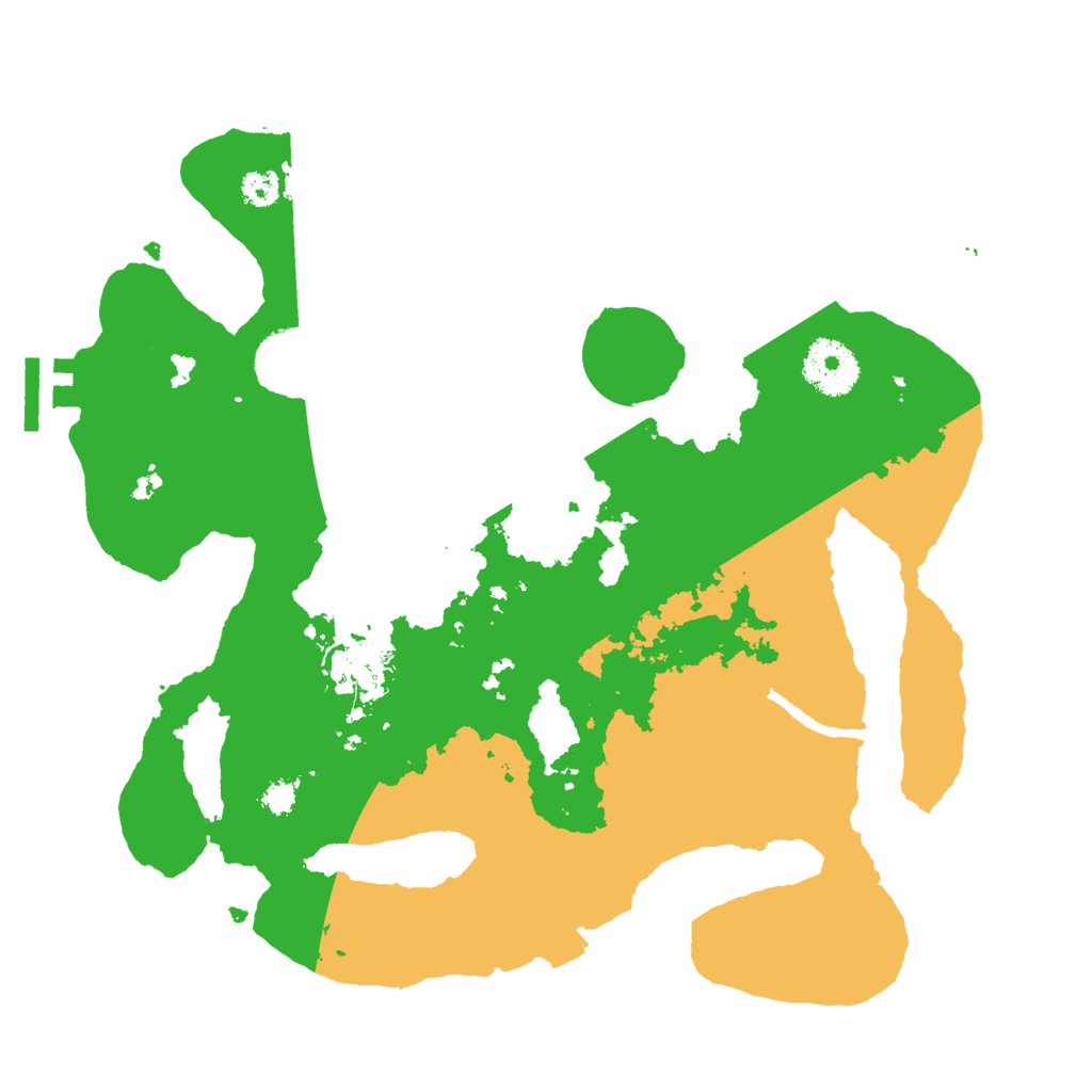 Biome Rust Map: Procedural Map, Size: 3000, Seed: 591557