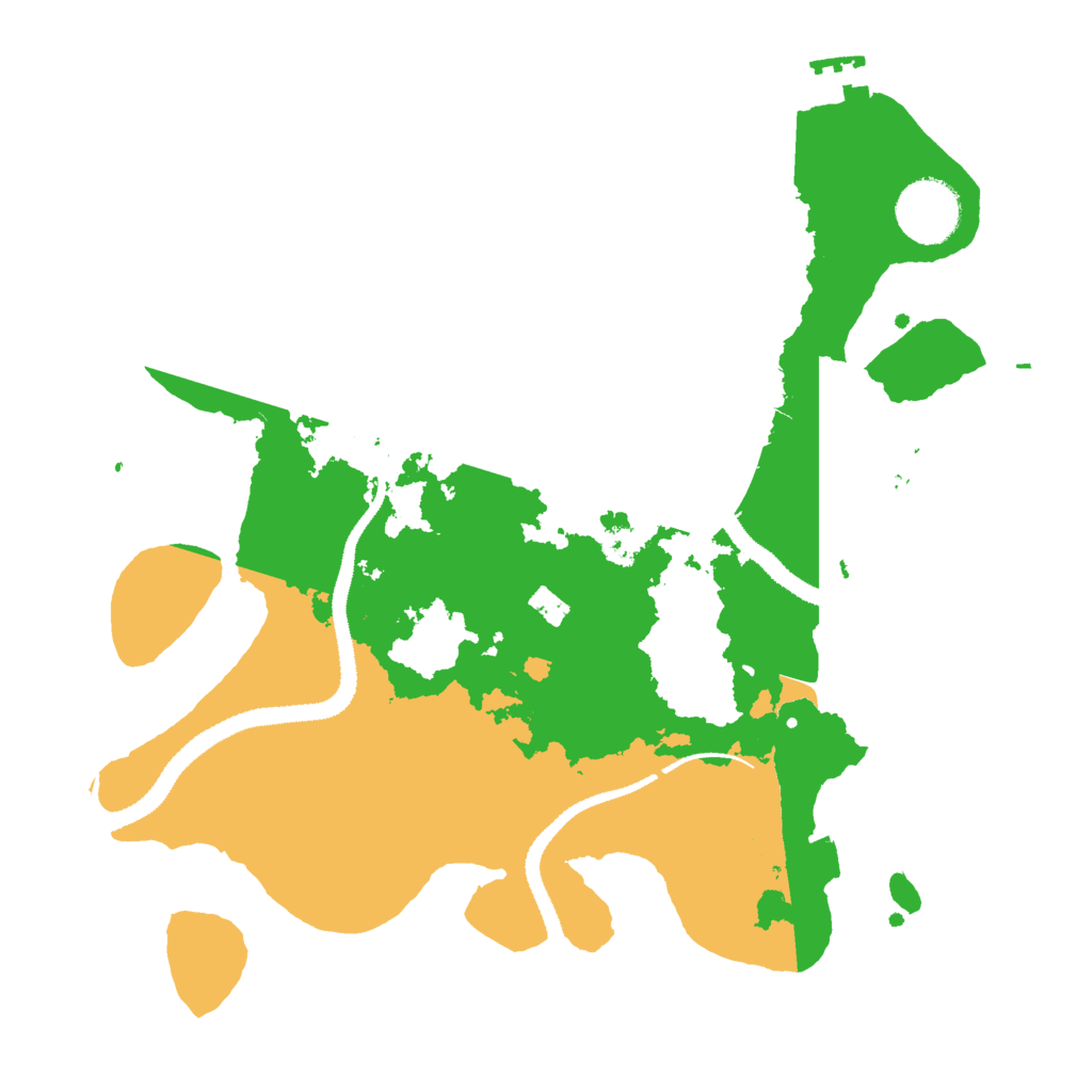 Biome Rust Map: Procedural Map, Size: 3000, Seed: 1047086558