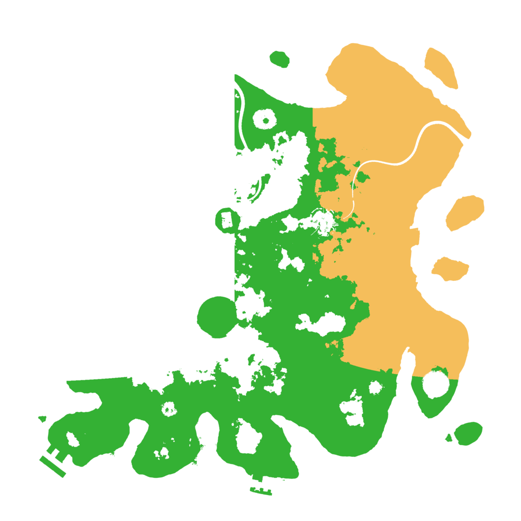 Biome Rust Map: Procedural Map, Size: 3550, Seed: 595127