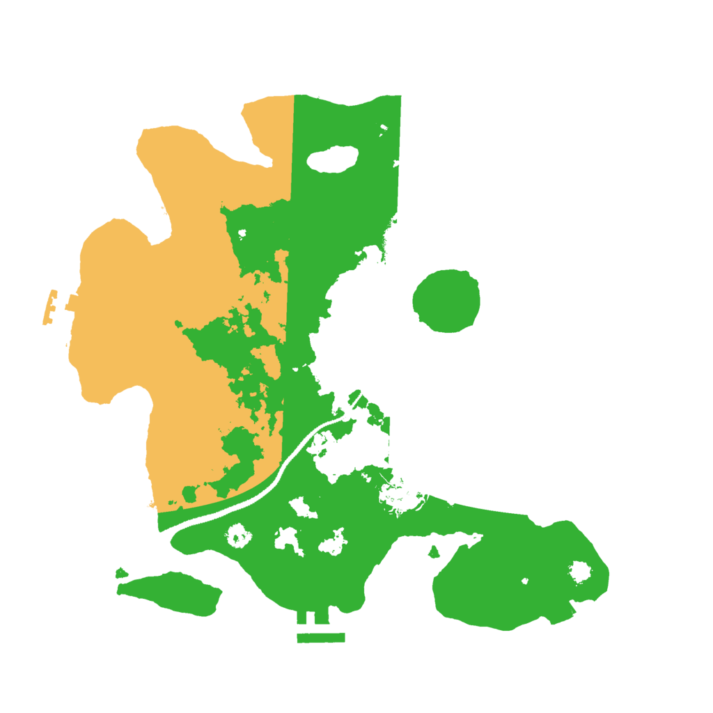 Biome Rust Map: Procedural Map, Size: 3000, Seed: 294274