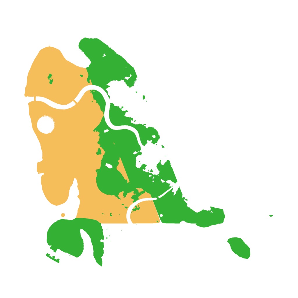 Biome Rust Map: Procedural Map, Size: 3000, Seed: 458849