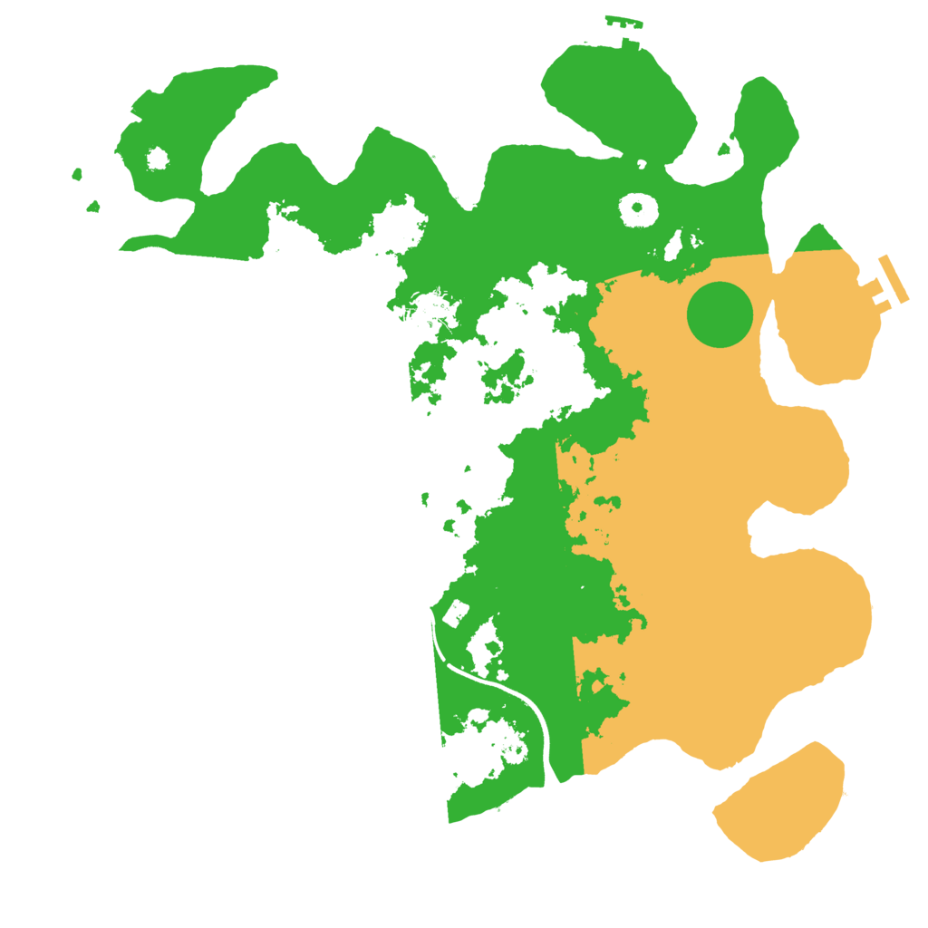 Biome Rust Map: Procedural Map, Size: 3700, Seed: 693718530