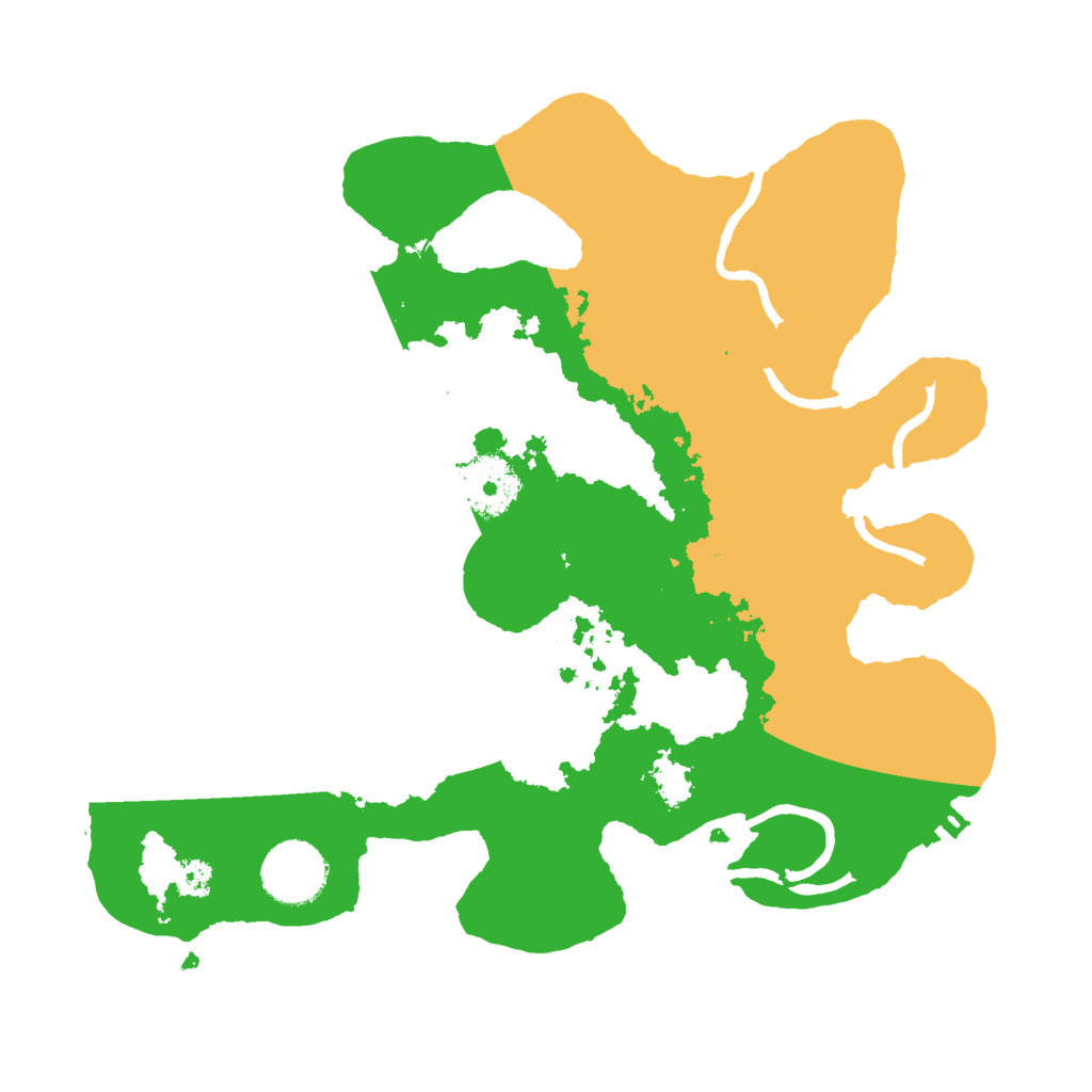 Biome Rust Map: Procedural Map, Size: 3000, Seed: 171265