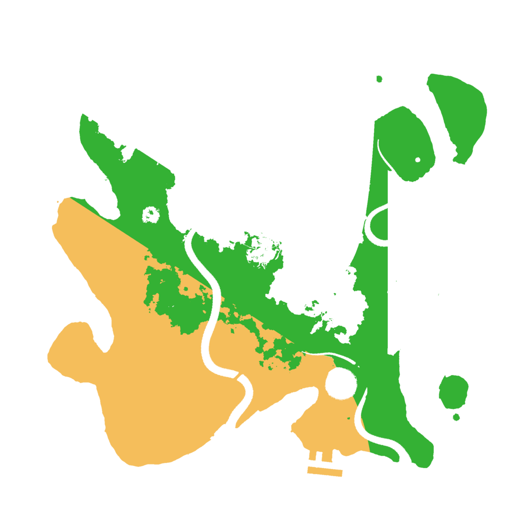 Biome Rust Map: Procedural Map, Size: 3000, Seed: 497369