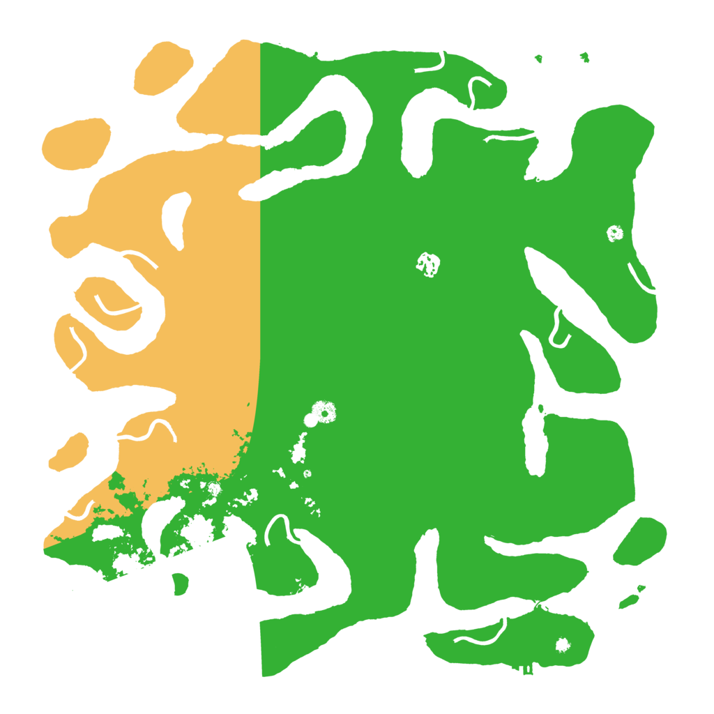 Biome Rust Map: Procedural Map, Size: 4500, Seed: 2031460395