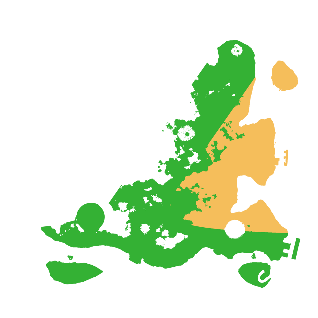 Biome Rust Map: Procedural Map, Size: 3000, Seed: 916925