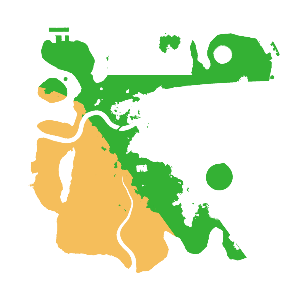 Biome Rust Map: Procedural Map, Size: 3000, Seed: 413942
