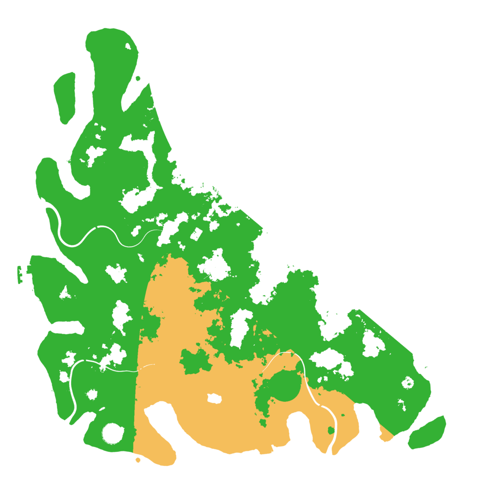 Biome Rust Map: Procedural Map, Size: 4250, Seed: 602367575