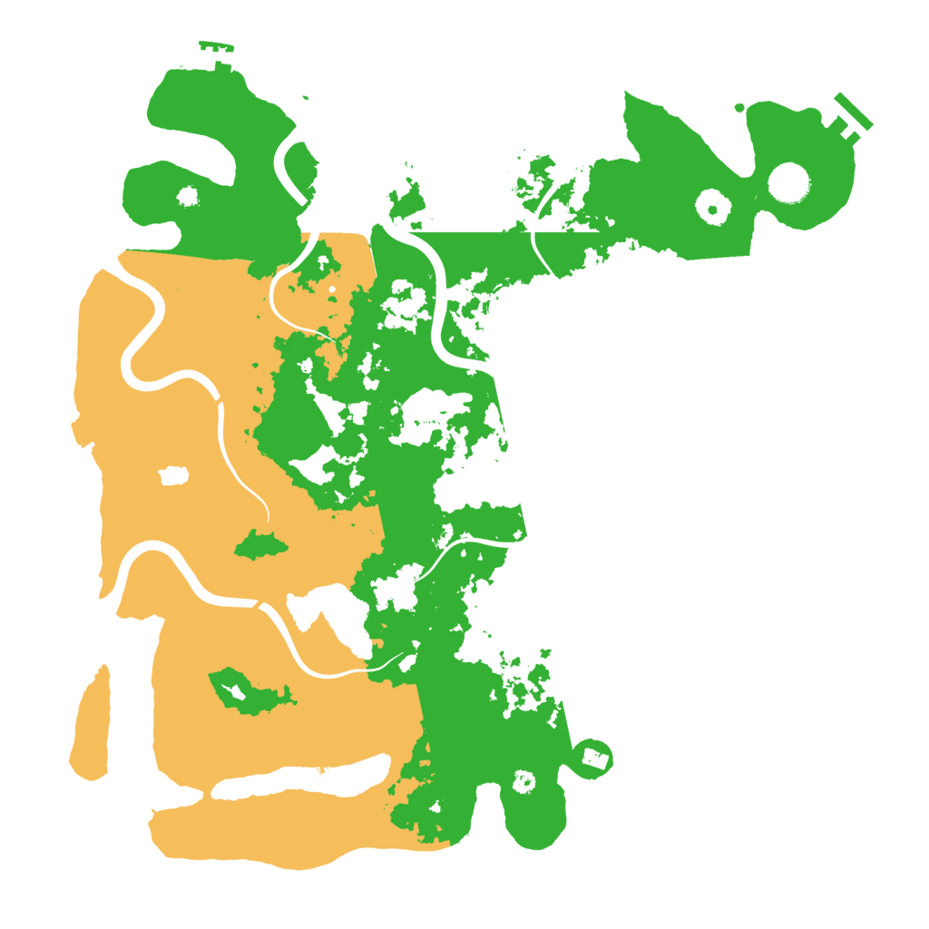 Biome Rust Map: Procedural Map, Size: 4000, Seed: 5062