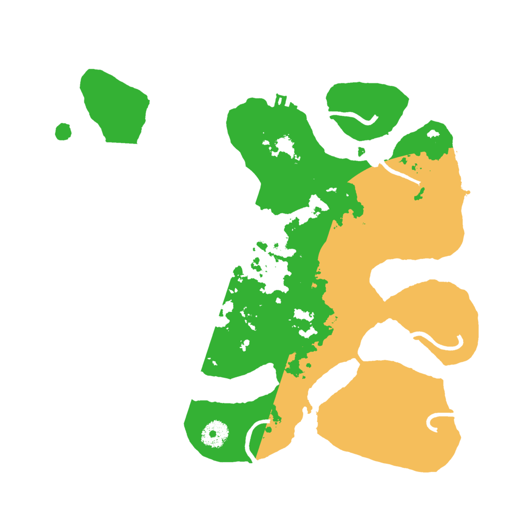 Biome Rust Map: Procedural Map, Size: 3000, Seed: 147192712