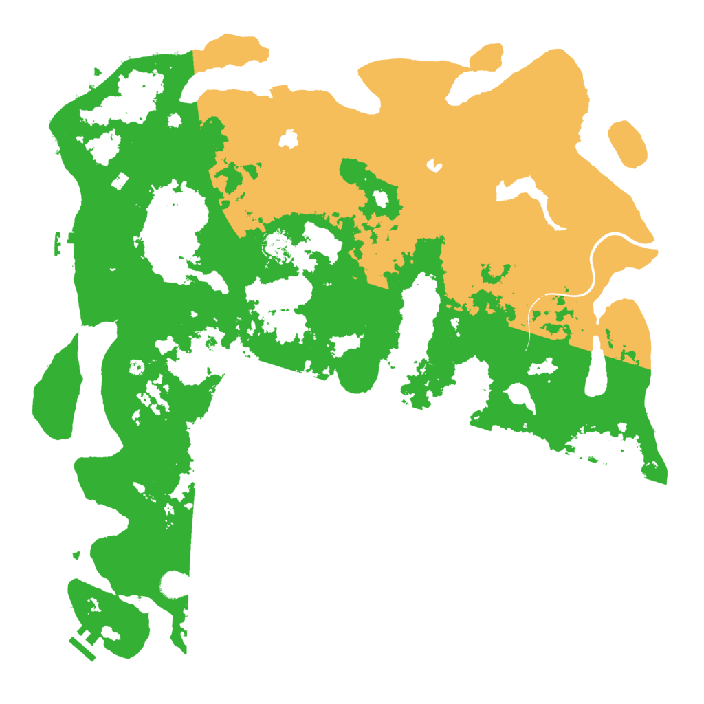 Biome Rust Map: Procedural Map, Size: 4500, Seed: 1625306430
