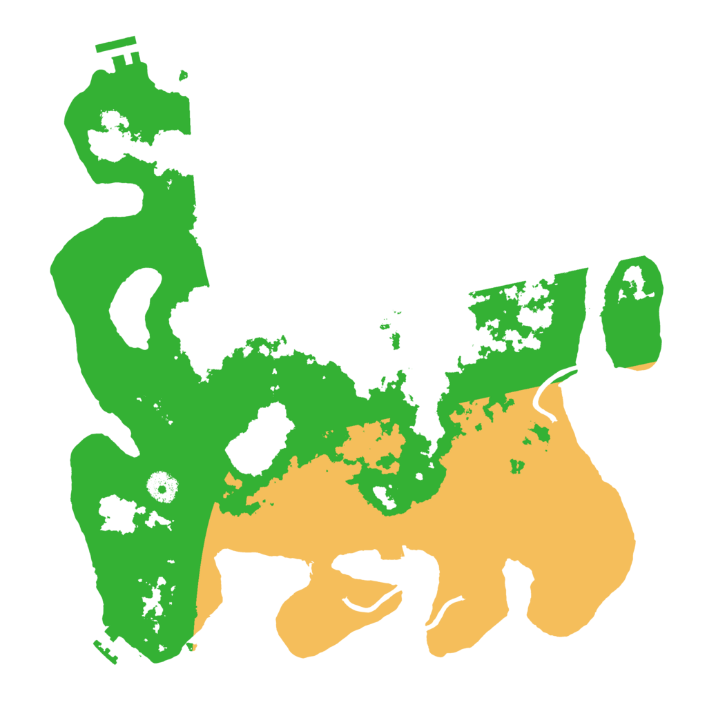 Biome Rust Map: Procedural Map, Size: 3500, Seed: 681698